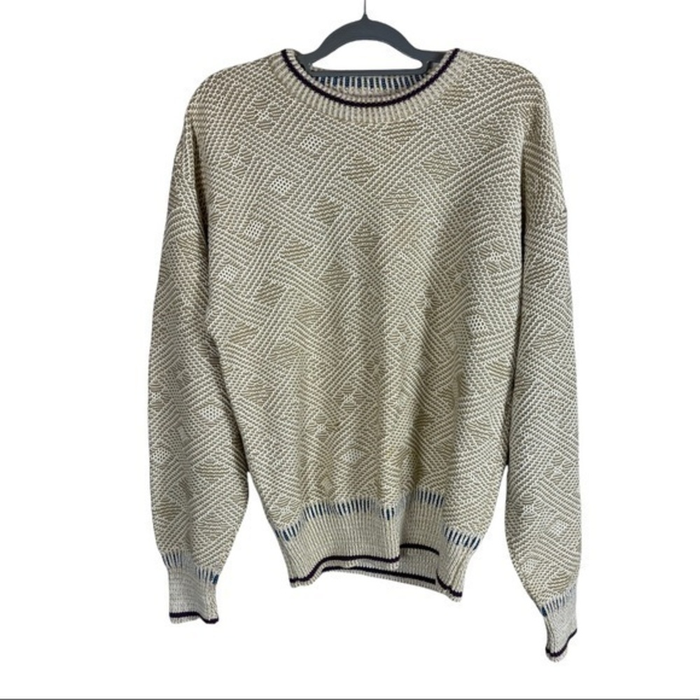Vintage Colours by Alexander Julian knit sweater size medium